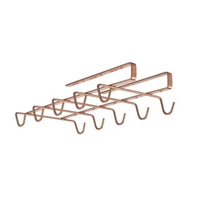 metaltex-porte-10-tasses-suspendu-sous-tag-re-range-mugs-en-fil-m-tallique-avec- image 1