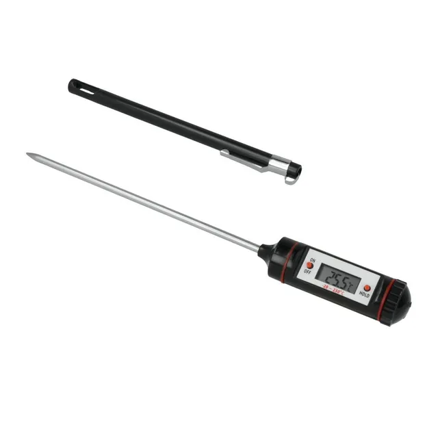 metaltex-thermom-tre-sonde-lectronique-noir-argent image 1