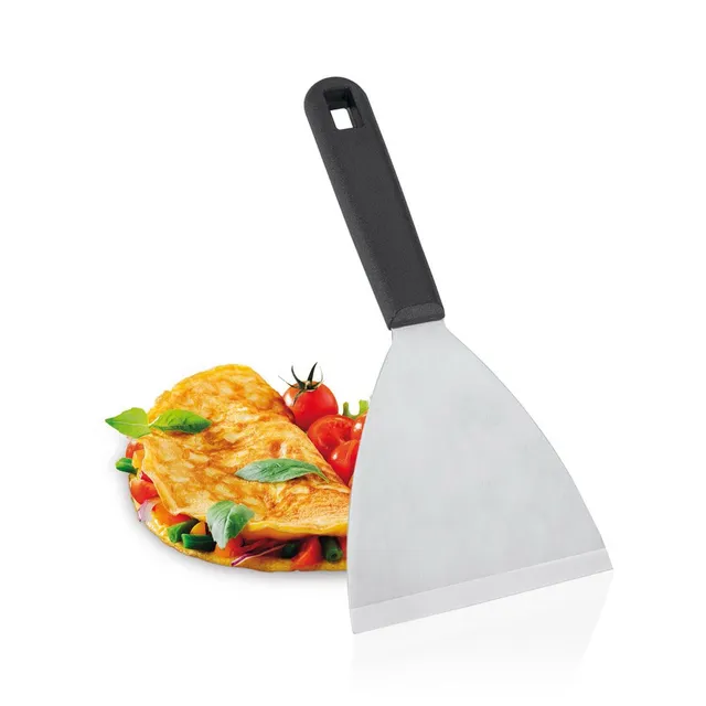 metaltex-spatule-grattoir-pour-plancha-en-acier-inoxydable-24x10-cm-r-sistante-l image 1