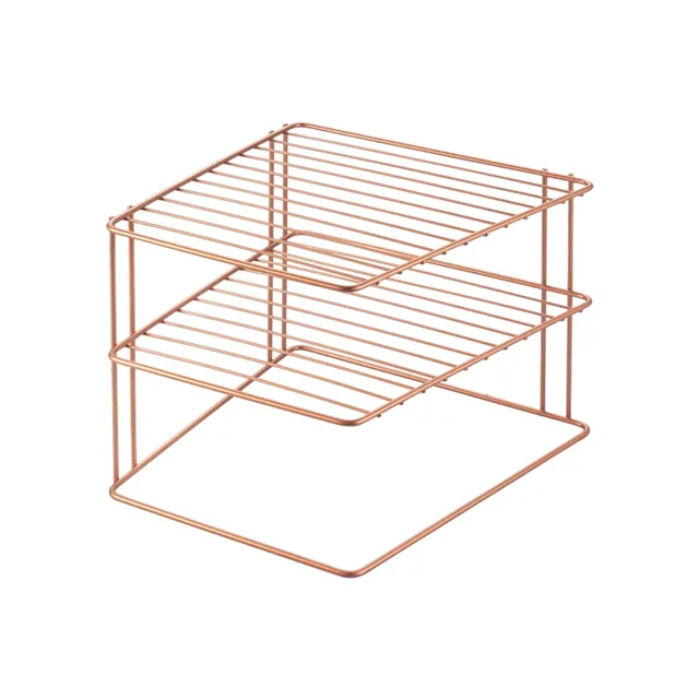 metaltex-porte-assiettes-angle-2-niveaux-palio-copper image 1