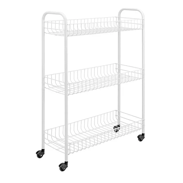 metaltex-slim-341403-chariot-de-rangement-3-tag-res-extra-plat-blanc image 1