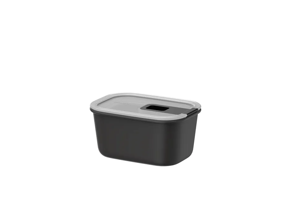 mepal-easyclip-bo-te-de-conservation-alimentaire-450-ml-nordic-black-herm-tique- image 1
