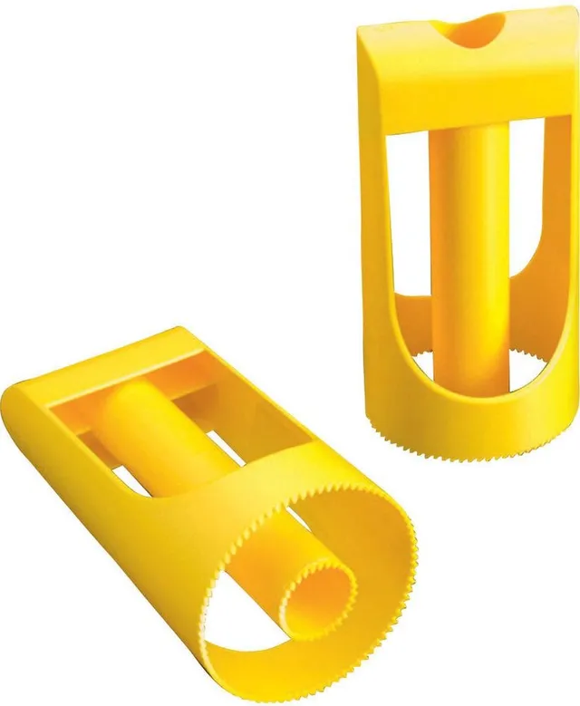 metaltex-d-coupe-et-vide-ananas-coupe-peau-et-c-ur-9-cm-abs-jaune image 1