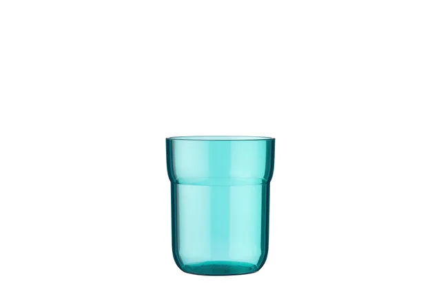 mepal-mio-verre-pour-enfants-en-plastique-robuste-empilable-250-ml-deep-turquois image 1