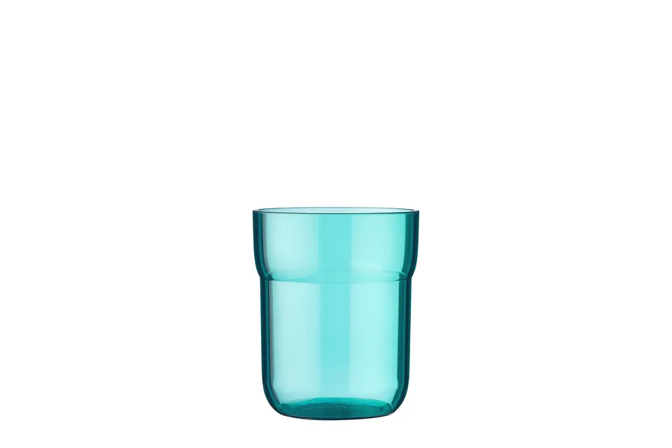 mepal-mio-verre-pour-enfants-en-plastique-robuste-empilable-250-ml-deep-turquois image 1