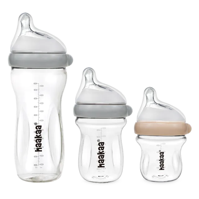 biberon-en-verre-haakaa-generation-3-120ml-180ml-300ml image 1