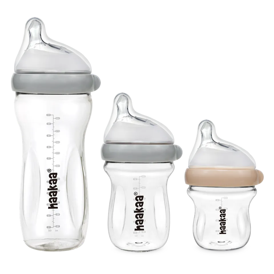 biberon-en-verre-haakaa-generation-3-120ml-180ml-300ml image 1
