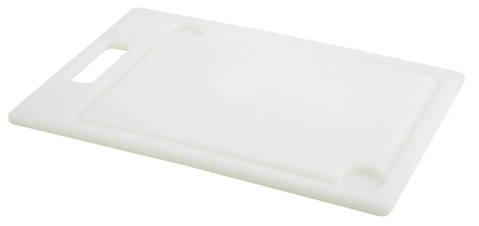 metaltex-569238-planche-d-couper-en-poly-thyl-ne-avec-rigole-28x39x1-1-cm-blanc image 1