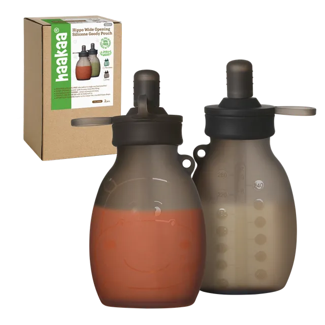 haakaa-hippo-wide-opening-silicone-goody-pouch-260ml image 1