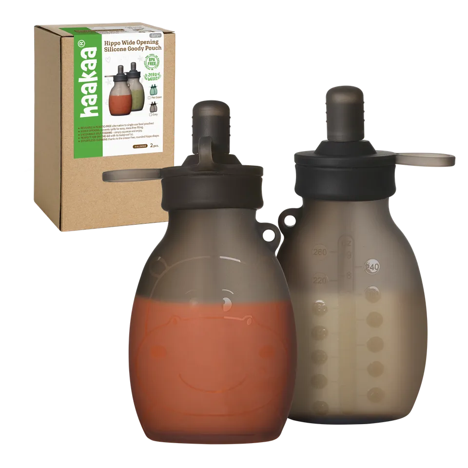haakaa-hippo-wide-opening-silicone-goody-pouch-260ml image 1