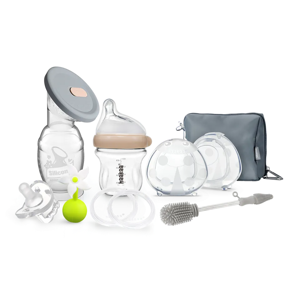haakaa-new-mum-premium-pack-coffret-cadeau-de-naissance-avec-tire-lait-et-access image 1
