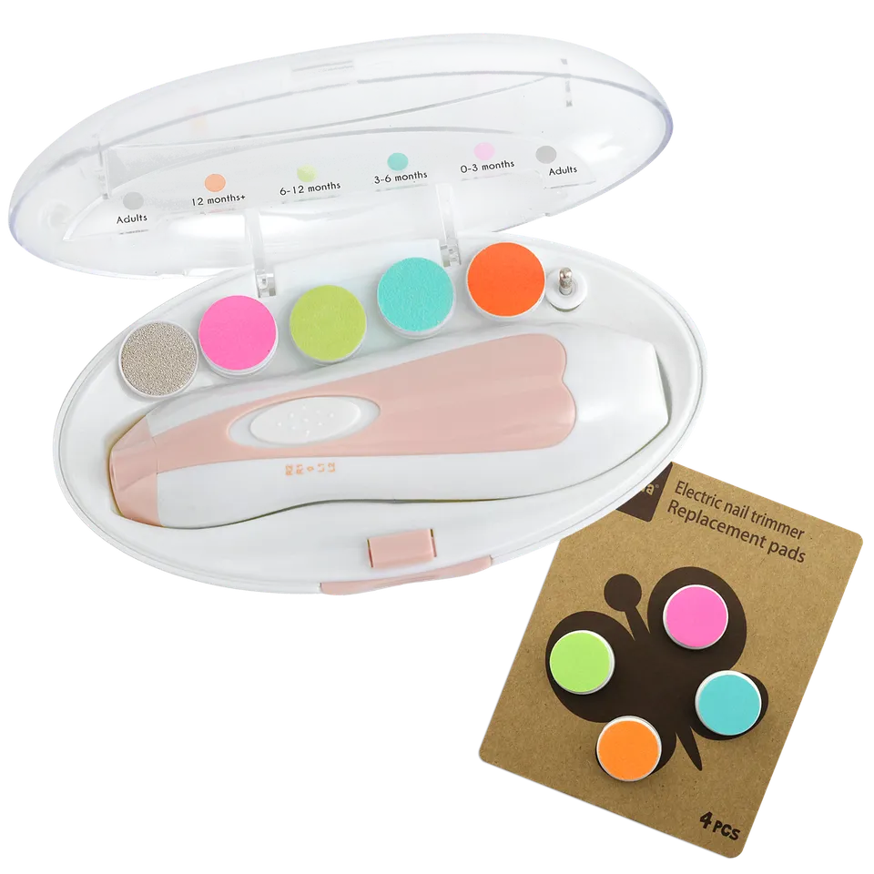 haakaa-coffret-soin-des-ongles-de-b-b-avec-recharges-lime-lectrique image 1