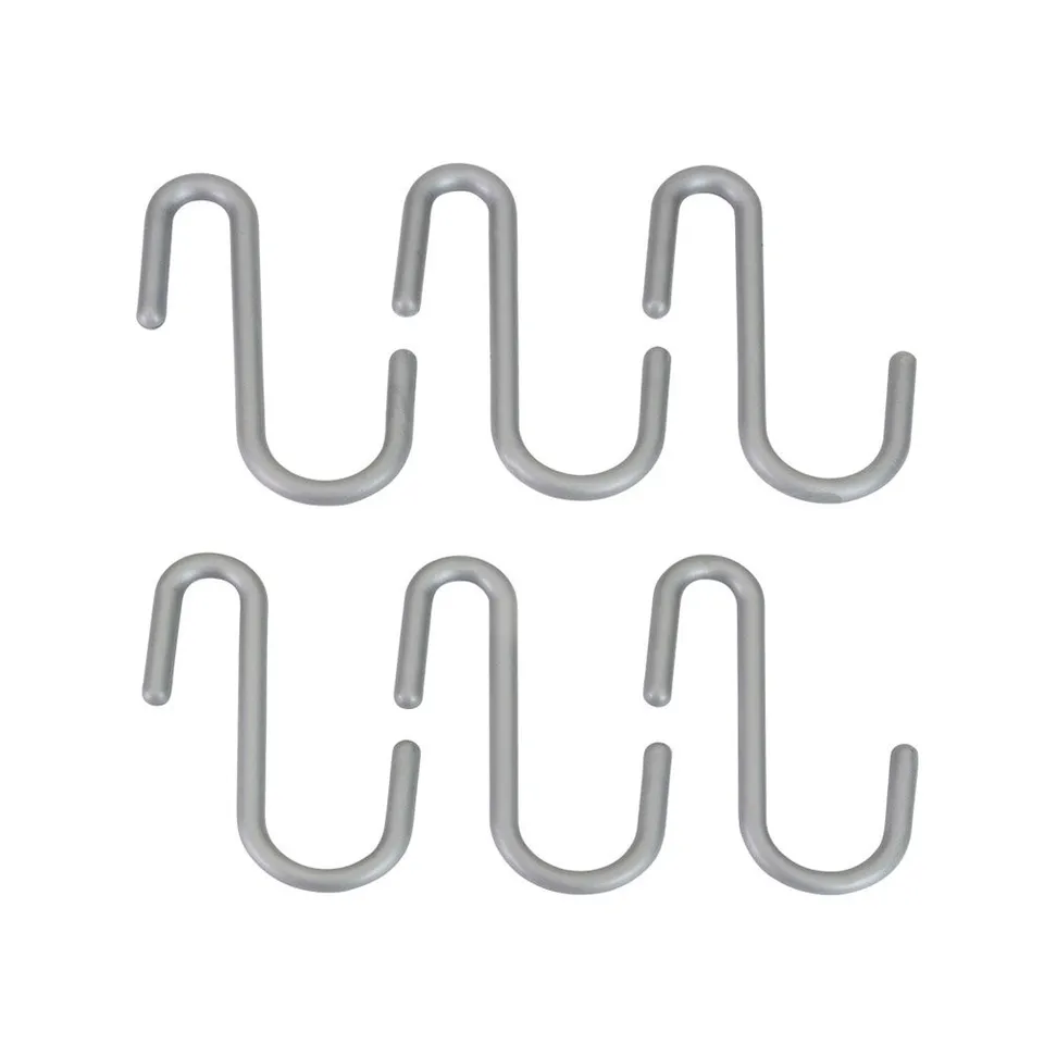 metaltex-crochets-city-line-gris-lot-de-2 image 1