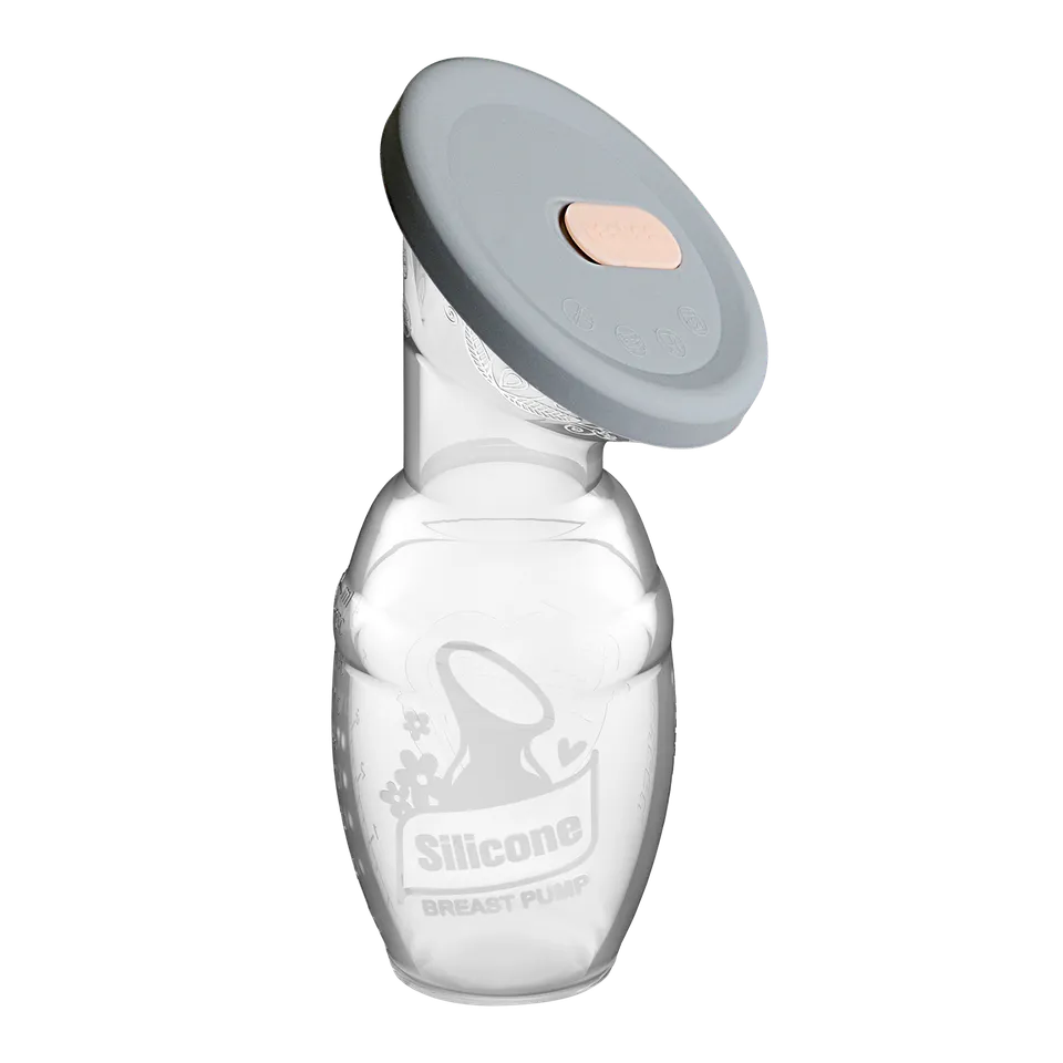 haakaa-tire-lait-manuel-en-silicone-gen-1-avec-capuchon-100-ml image 1