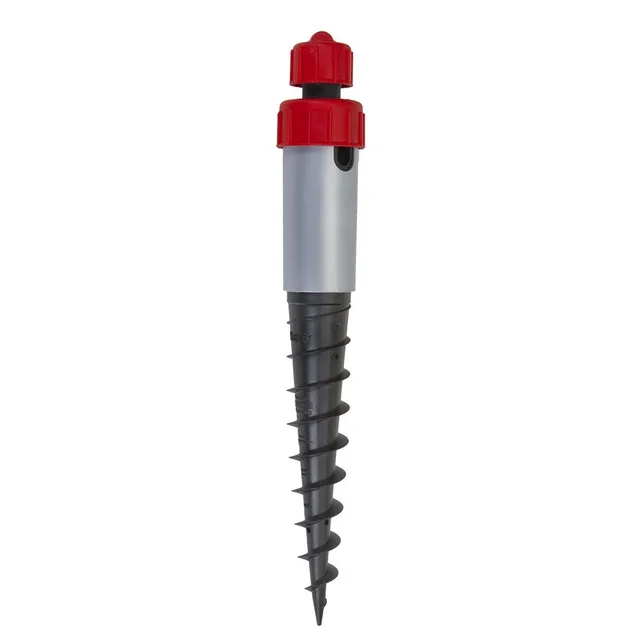metaltex-ancre-visser-pour-s-choir-parapluie-argent-et-rouge-avec-fourreau-33-mm image 1