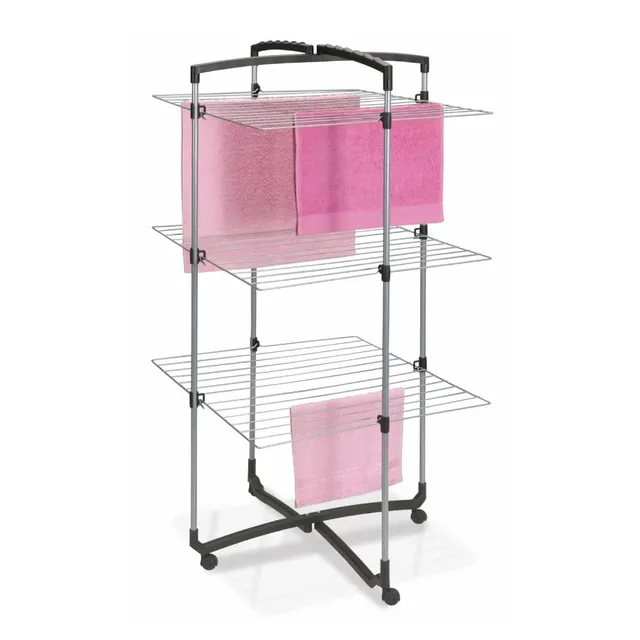 metaltex-s-choir-linge-tour-faro-plus-3-niveaux-28-m-avec-roulettes image 1