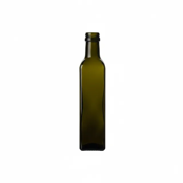 bouteille-en-verre-pour-huile-d-olive-le-parfait-marasca-vert-antique-250-ml-750 image 1