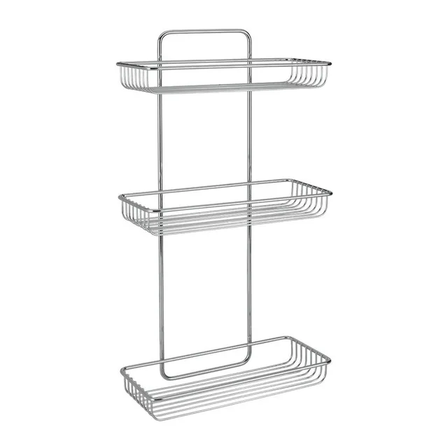 metaltex-mallorca-tag-re-de-salle-de-bain-3-tag-res-rectangulaire-m-tal-dimensio image 1