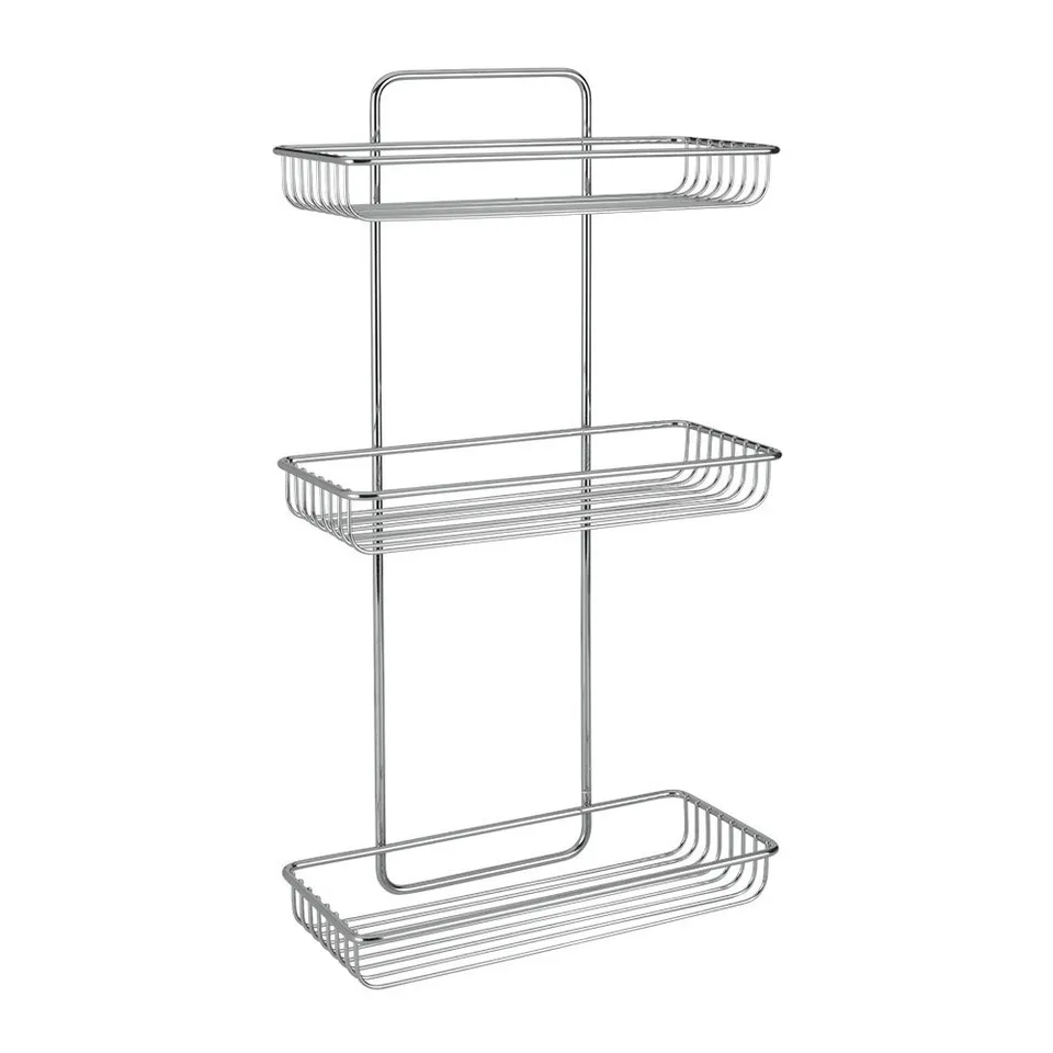 metaltex-mallorca-tag-re-de-salle-de-bain-3-tag-res-rectangulaire-m-tal-dimensio image 1