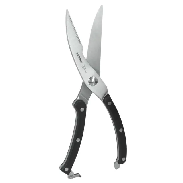 metaltex-professional-cisaille-volaille-25-cm-lame-inox-manche-bak-lite-3-rivets image 1