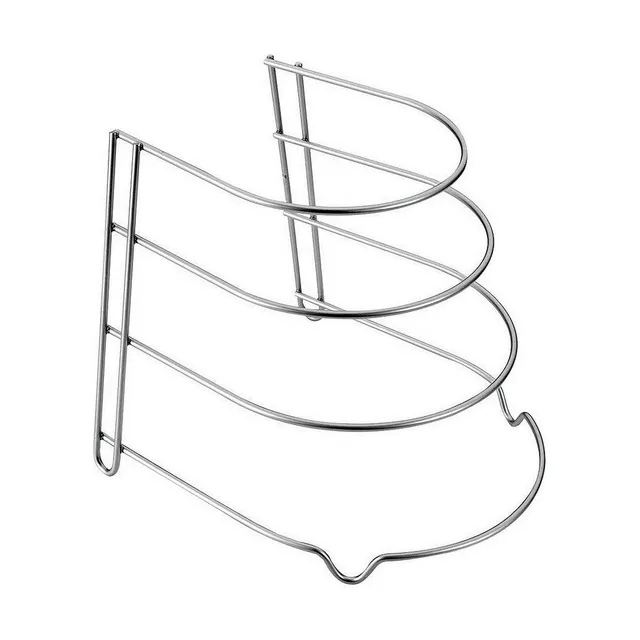 metaltex-canyon-porte-po-les-mural-4-places-argent-rangement-vertical-gain-de-pl image 1