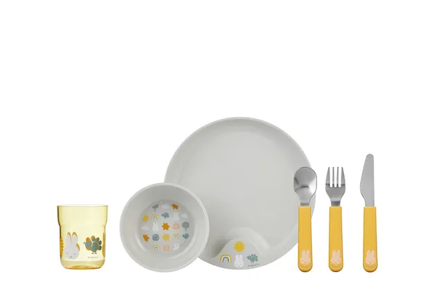 mepal-mio-ensemble-de-vaisselle-6-pi-ces-pour-enfant-miffy-explore-sans-bpa-lave image 1