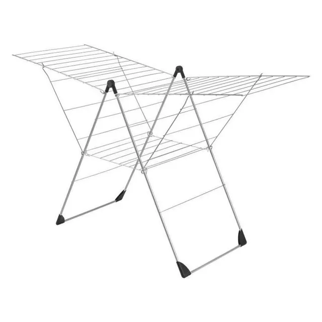 metaltex-vento-s-choir-sur-pieds-pliable-30-m-tres-d-tendage-silver-fa-on-chrome image 1