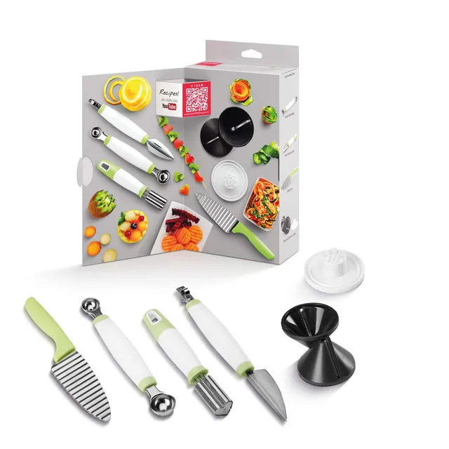 metaltex-set-d-coration-culinaire-5-outils-avec-couteaux-et-emporte-pi-ces image 1