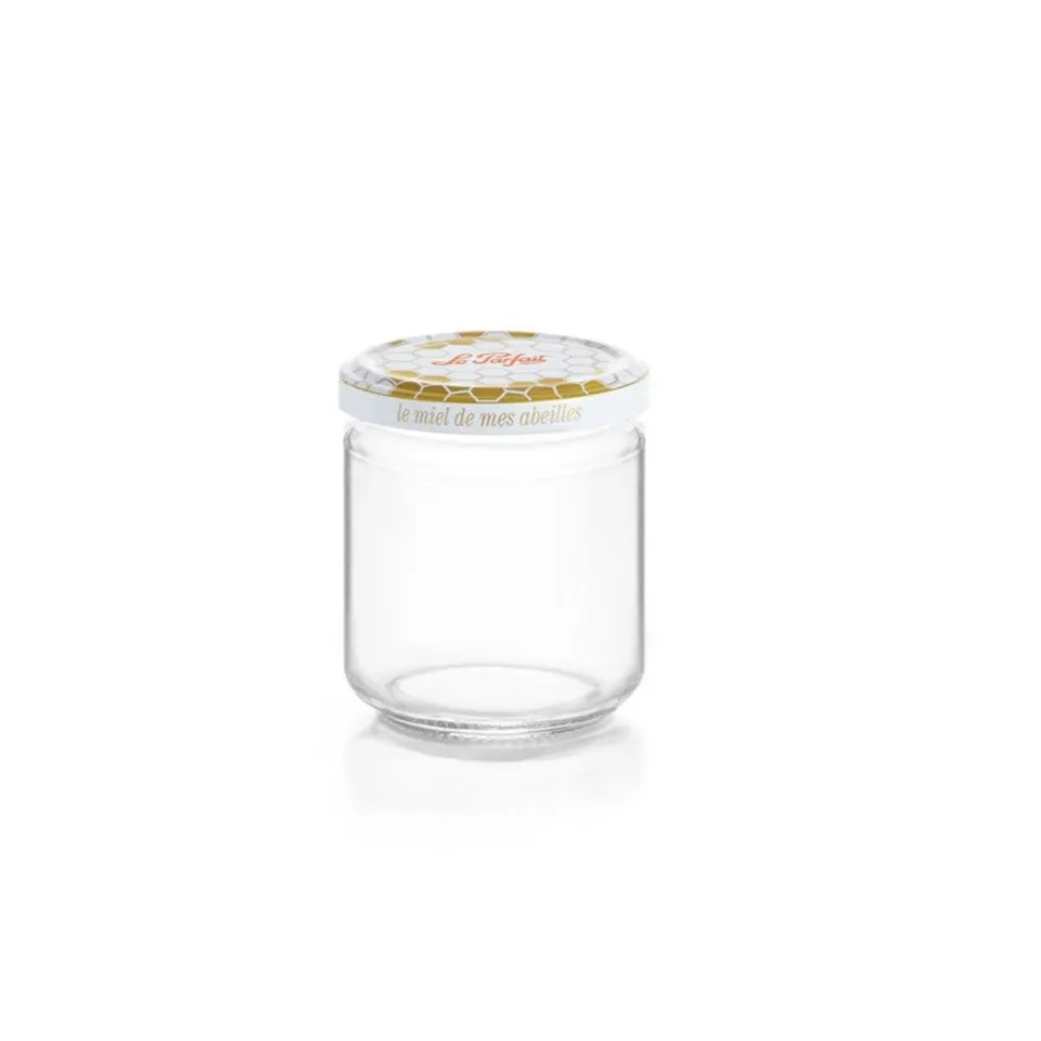 lot-de-6-pots-miel-le-parfait-avec-couvercles-m-talliques-alv-ol-s-212-ml-385-ml image 1