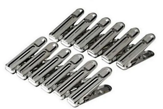 metaltex-pinces-linge-en-inox-lot-de-12-longueur-6-cm-anti-rouille image 1