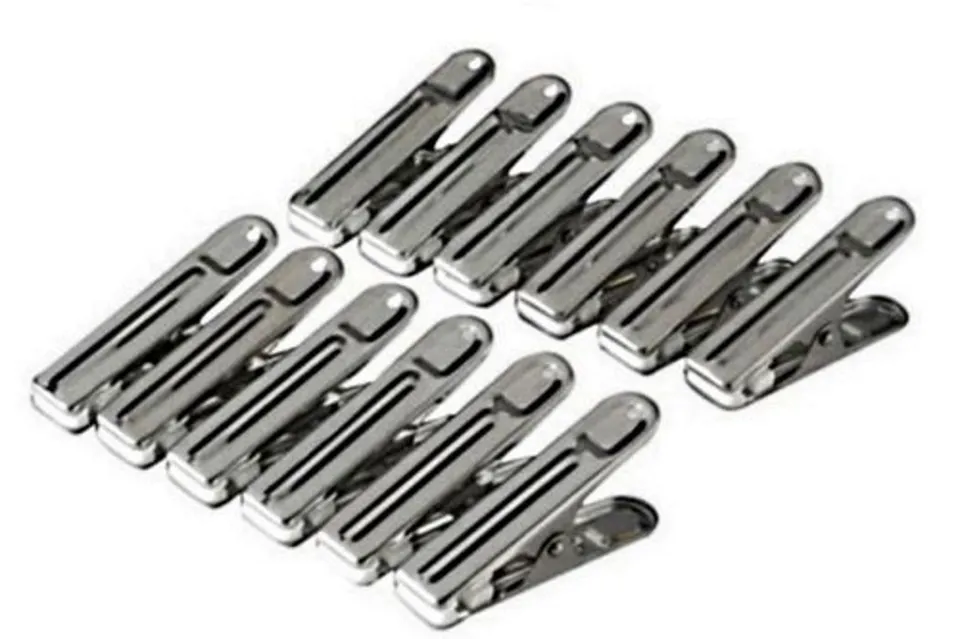 metaltex-pinces-linge-en-inox-lot-de-12-longueur-6-cm-anti-rouille image 1