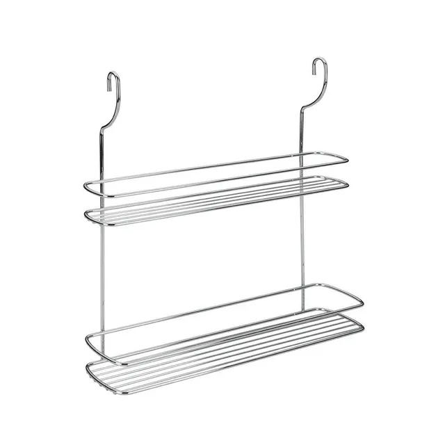 metaltex-tag-re-pices-suspendue-2-niveaux-en-acier-chrom-lonardo image 1