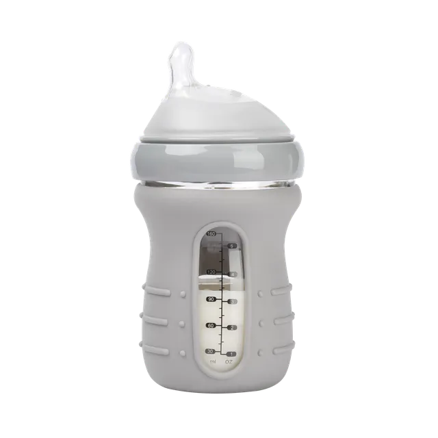 haakaa-housse-de-protection-en-silicone-pour-biberon-en-verre image 1
