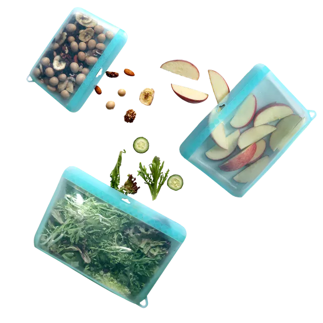sachets-de-conservation-en-silicone-haakaa-dot-seal-lot-de-3-tailles image 1