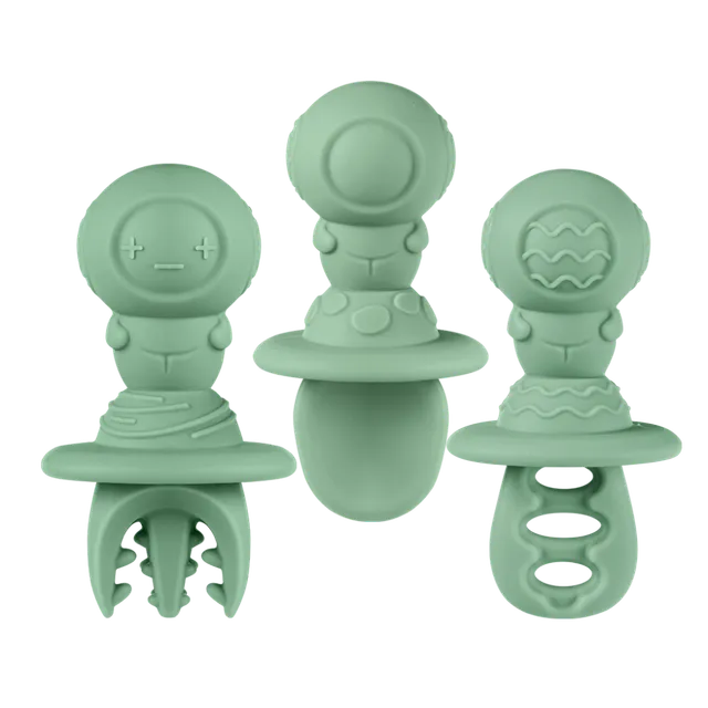 haakaa-ensemble-de-couverts-en-silicone-pour-b-b-astronaute image 1