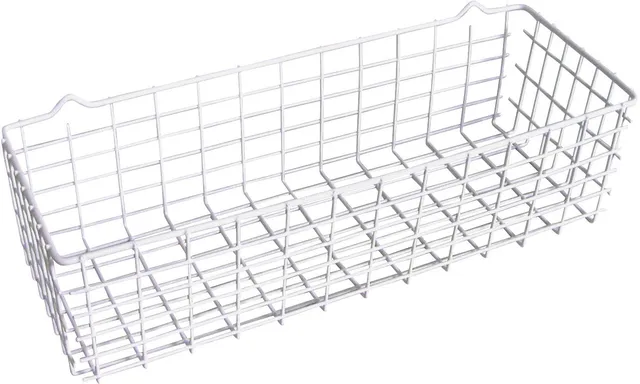 metaltex-pandino-panier-de-rangement-multi-usages-en-m-tal-33-cm-blanc-made-in-i image 1