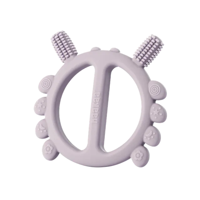 anneau-de-dentition-crabe-en-silicone-haakaa image 1