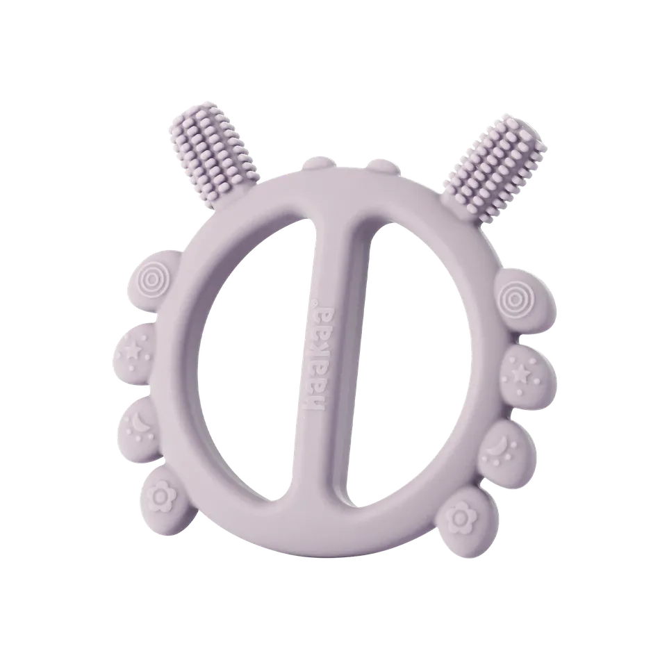 anneau-de-dentition-crabe-en-silicone-haakaa image 1