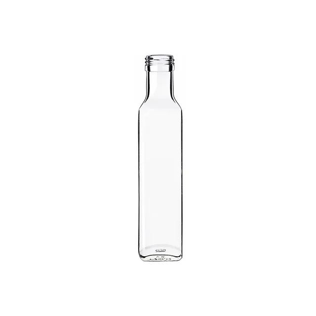 bouteille-en-verre-carr-e-le-parfait-marasca-blanche-250-ml-500-ml-750-ml-1-l image 1