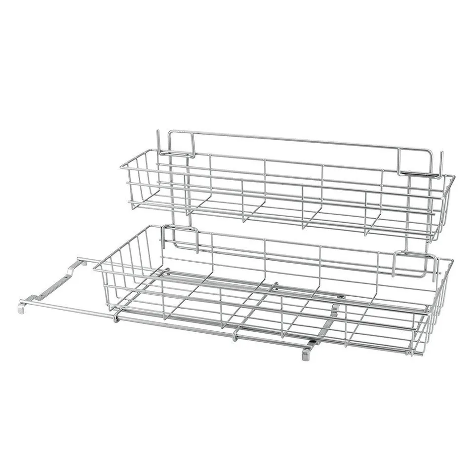 metaltex-limpio-365012-panier-coulissant-multiusage-avec-2-paniers-rev-tement-po image 1