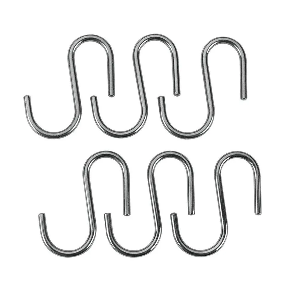 lot-de-6-crochets-metaltex-lonardo-en-acier-chrom-pour-tringles-rideau image 1