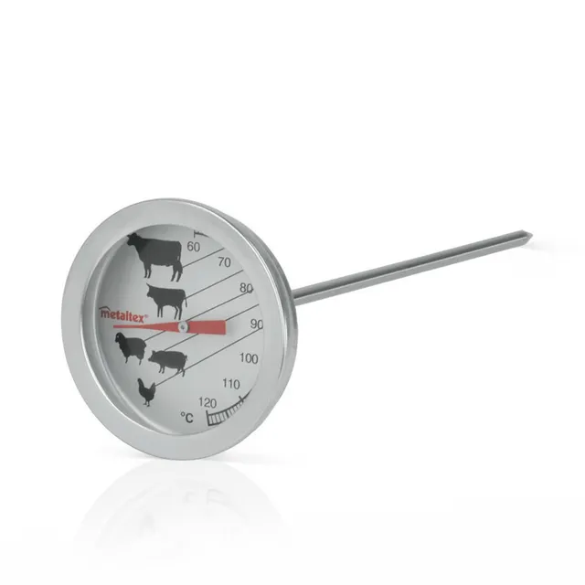 metaltex-thermom-tre-de-cuisson-et-grill-acier-inoxydable image 1