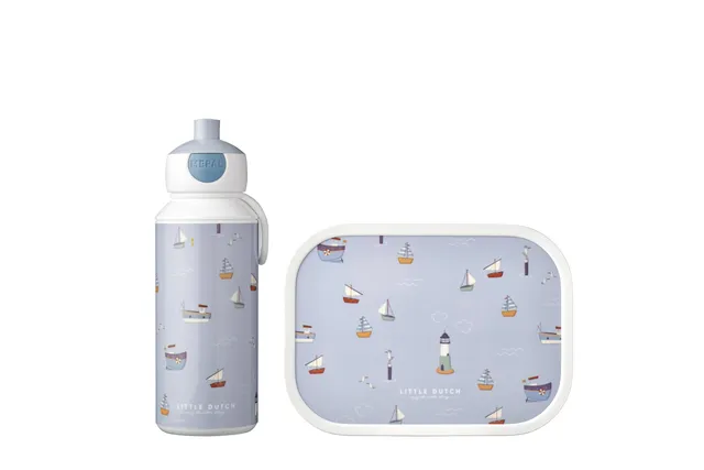 mepal-campus-set-d-jeuner-enfant-avec-bouteille-pop-up-400-ml-et-panier-repas-75 image 1