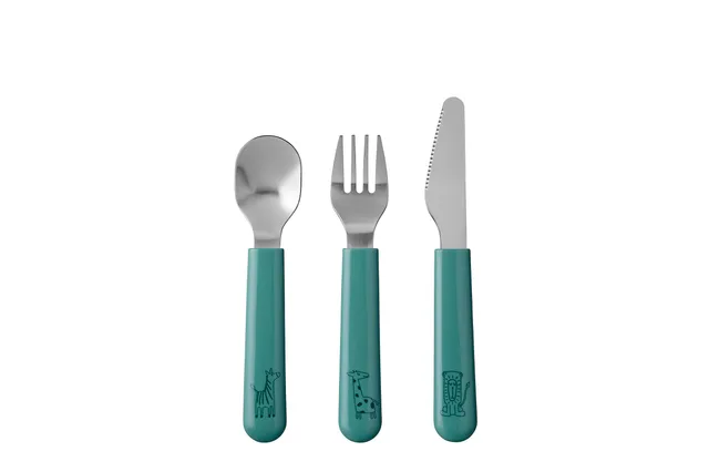 mepal-mio-couverts-enfant-3-pi-ces-inox-fourchette-couteau-cuill-re-pour-b-b-d-s image 1