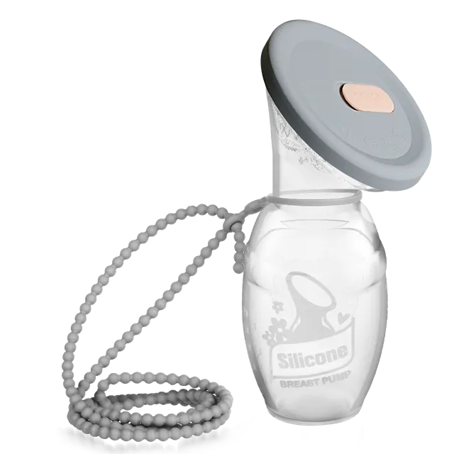 haakaa-lot-de-rangement-et-transport-pour-tire-lait-en-silicone-suva-grey image 1