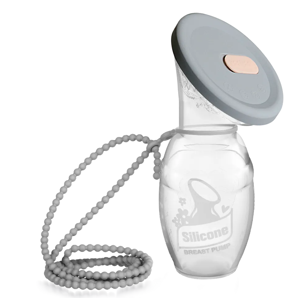 haakaa-lot-de-rangement-et-transport-pour-tire-lait-en-silicone-suva-grey image 1