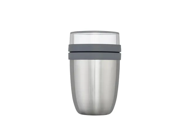 mepal-ellipse-panier-repas-isotherme-500-ml-tasse-thermo-double-compartiment-nat image 1