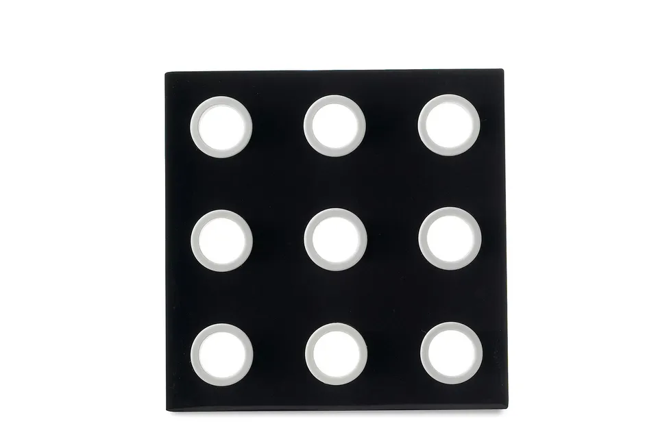 mepal-rosti-domino-dessous-de-plat-en-m-lamine-et-silicone-noir image 1