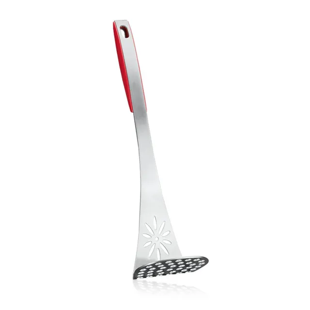 metaltex-design-plus-238014-presse-pur-e-en-acier-inoxydable-manche-rouge image 1