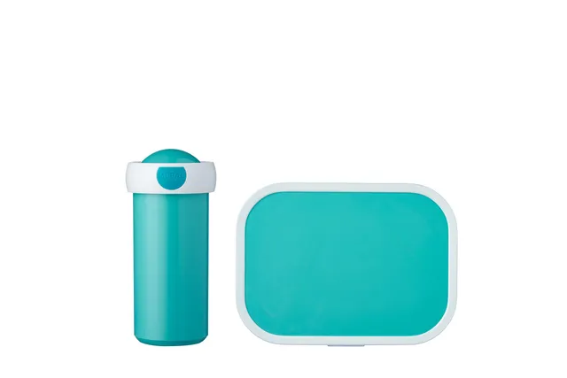 mepal-campus-set-d-jeuner-turquoise-gobelet-300-ml-et-bo-te-lunch-bento-750-ml-a image 1